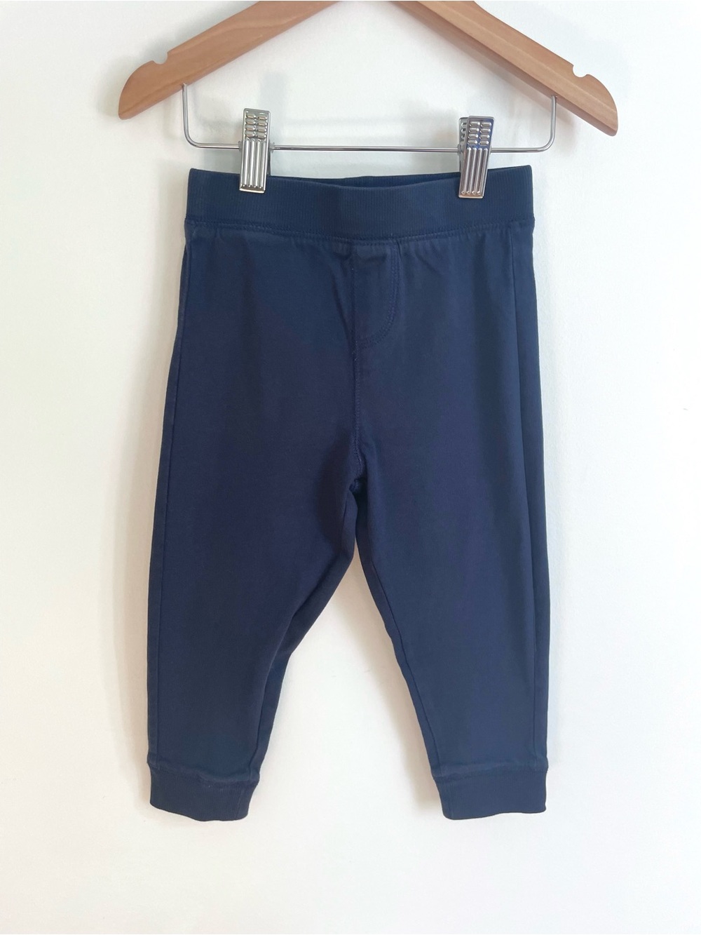 $4 💥NEW Lightweight Unisex Jersey Joggers Sweatpants, Ribbed Cuffs, Slate Blue